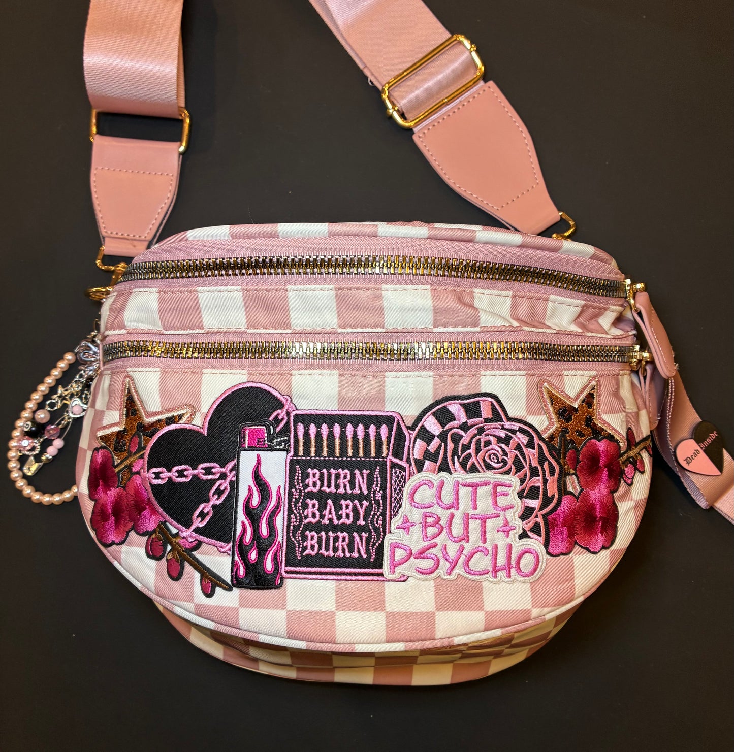 BURN BABY BURN- BLUSH BUMBAG