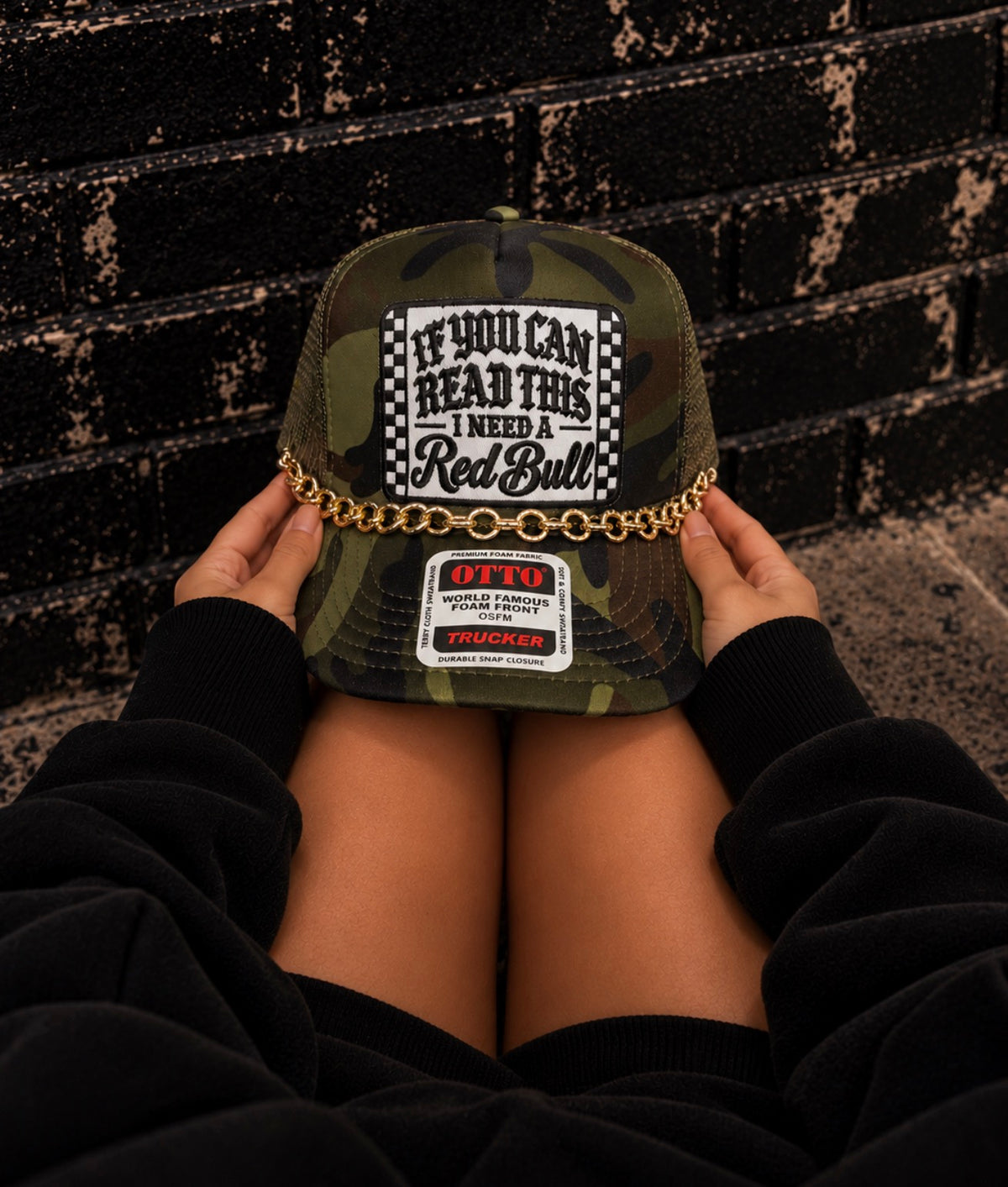 IF YOU CAN READ THIS I NEED A R.B•OTTO TRUCKER HAT