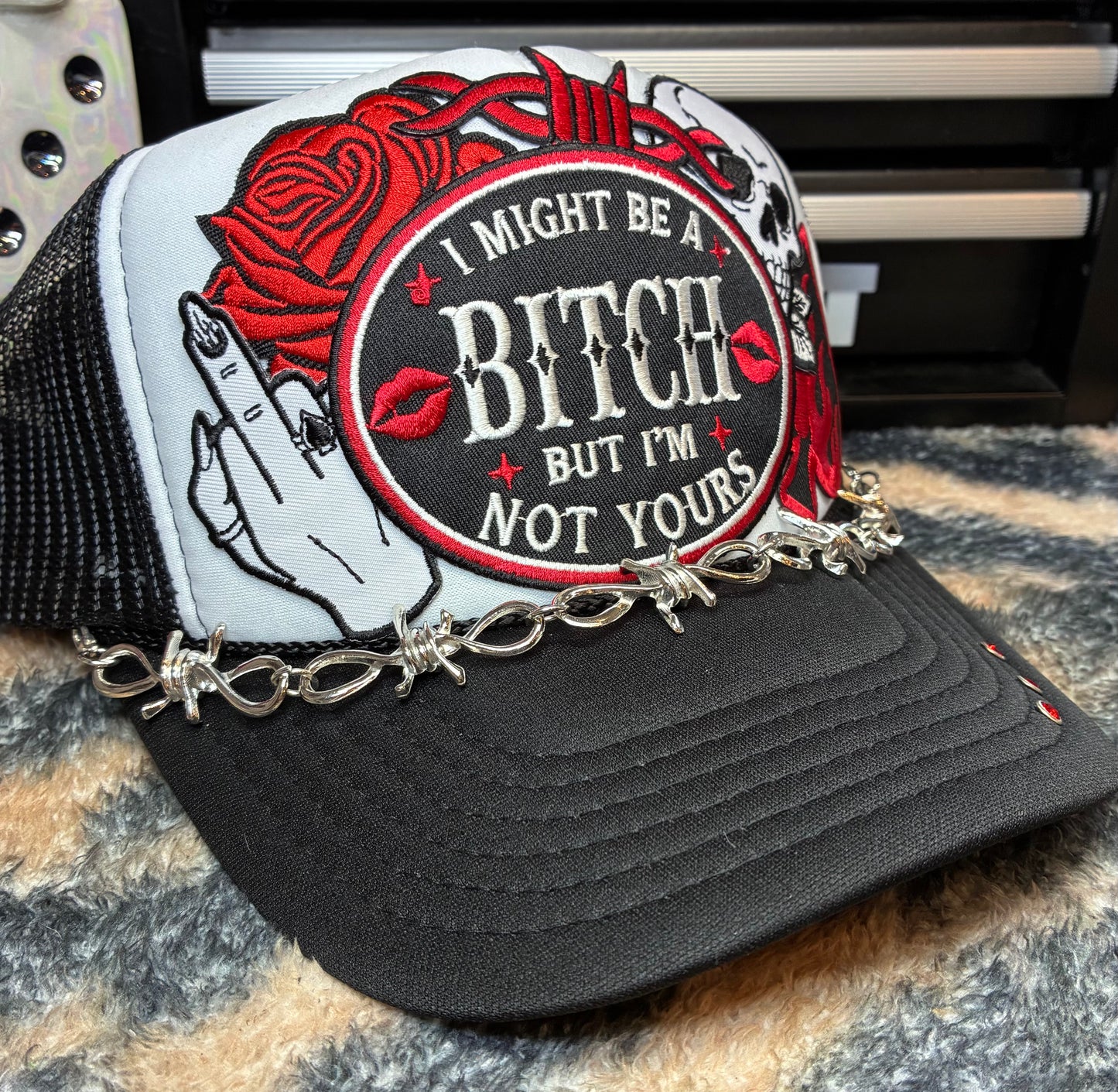 MIGHT BE A BITCH BUT IM NOT YOURS