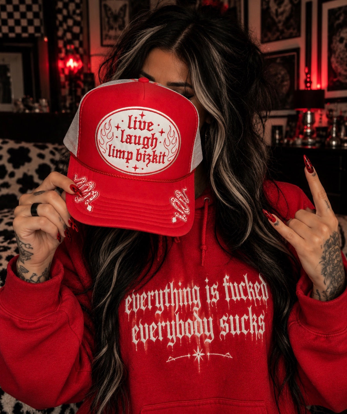 LIVE LAUGH LIMP BIZ•OTTO TRUCKER HAT