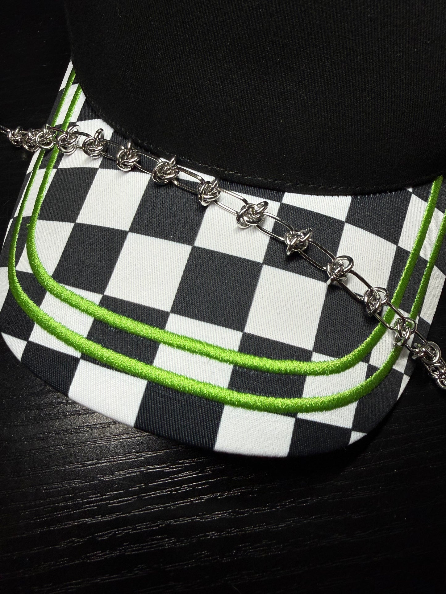 KNOTTED SILVER CHAIN