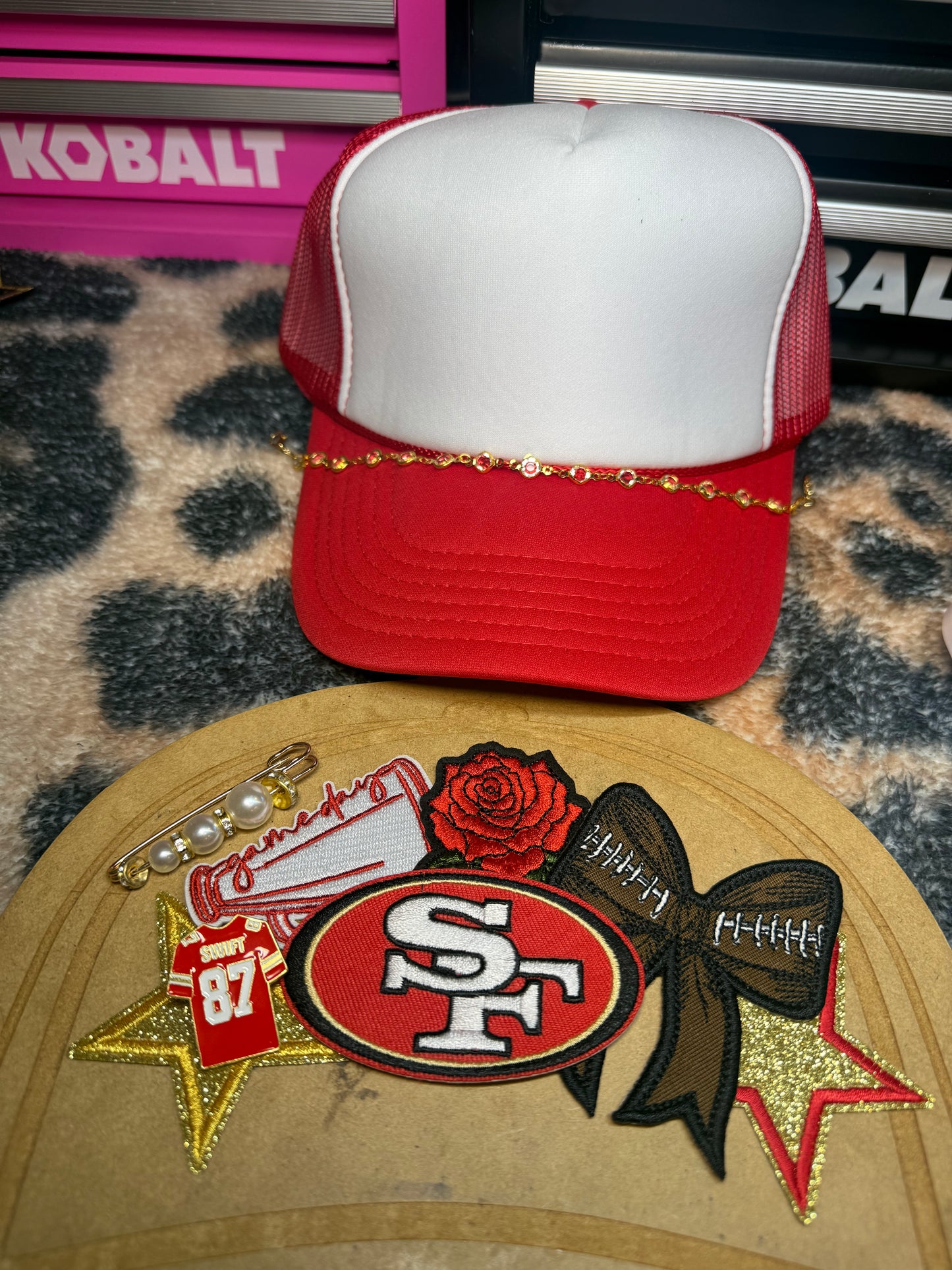 Unlimited patch hat $45 chain $5