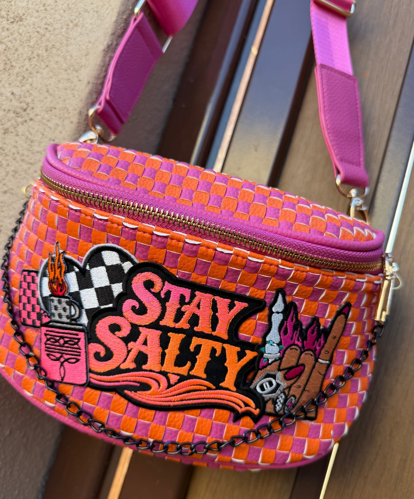 STAY SALTY LEATHER BAG