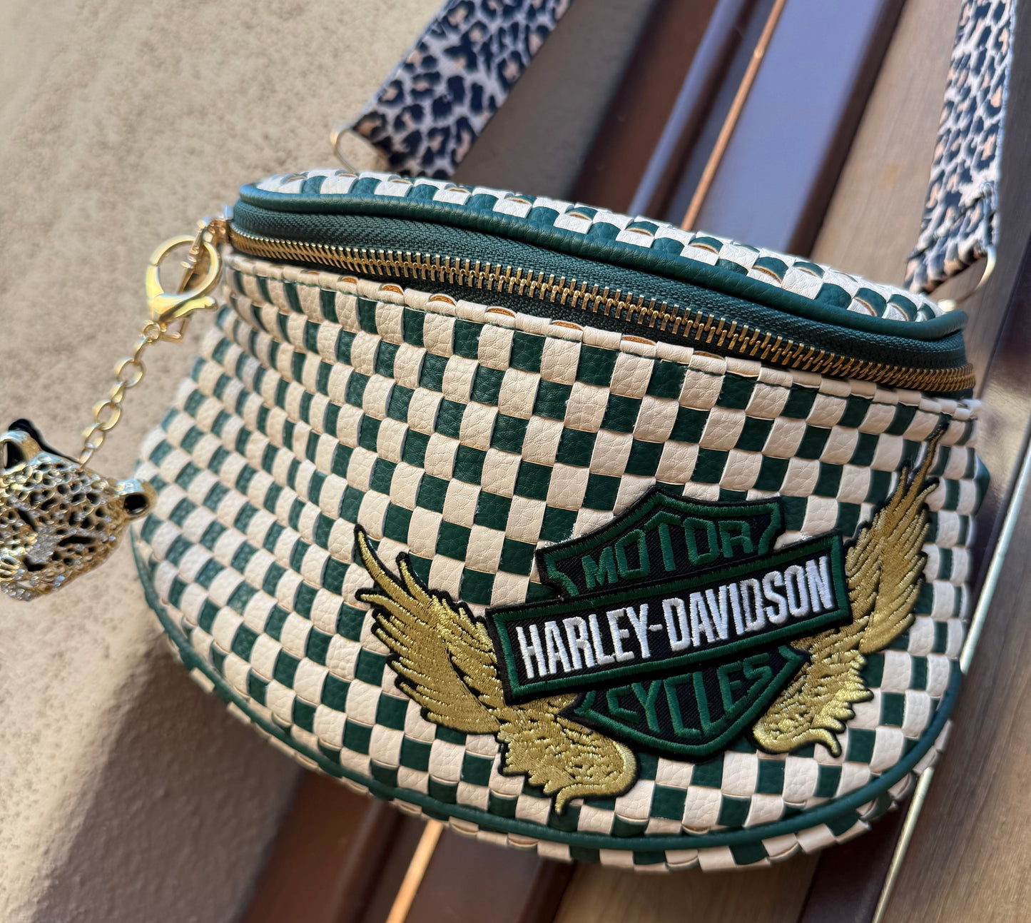 HD CHEETAH LEATHER BAG