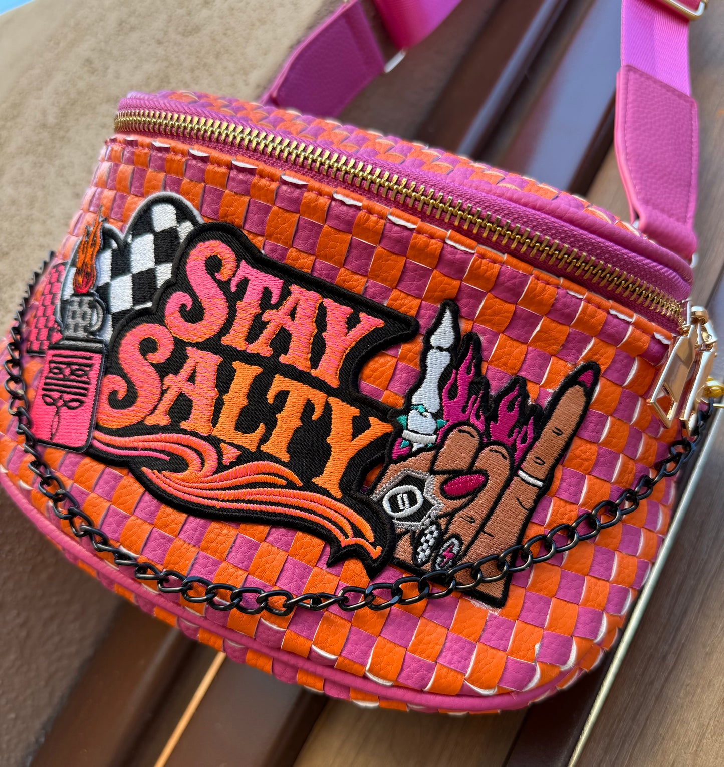 STAY SALTY LEATHER BAG
