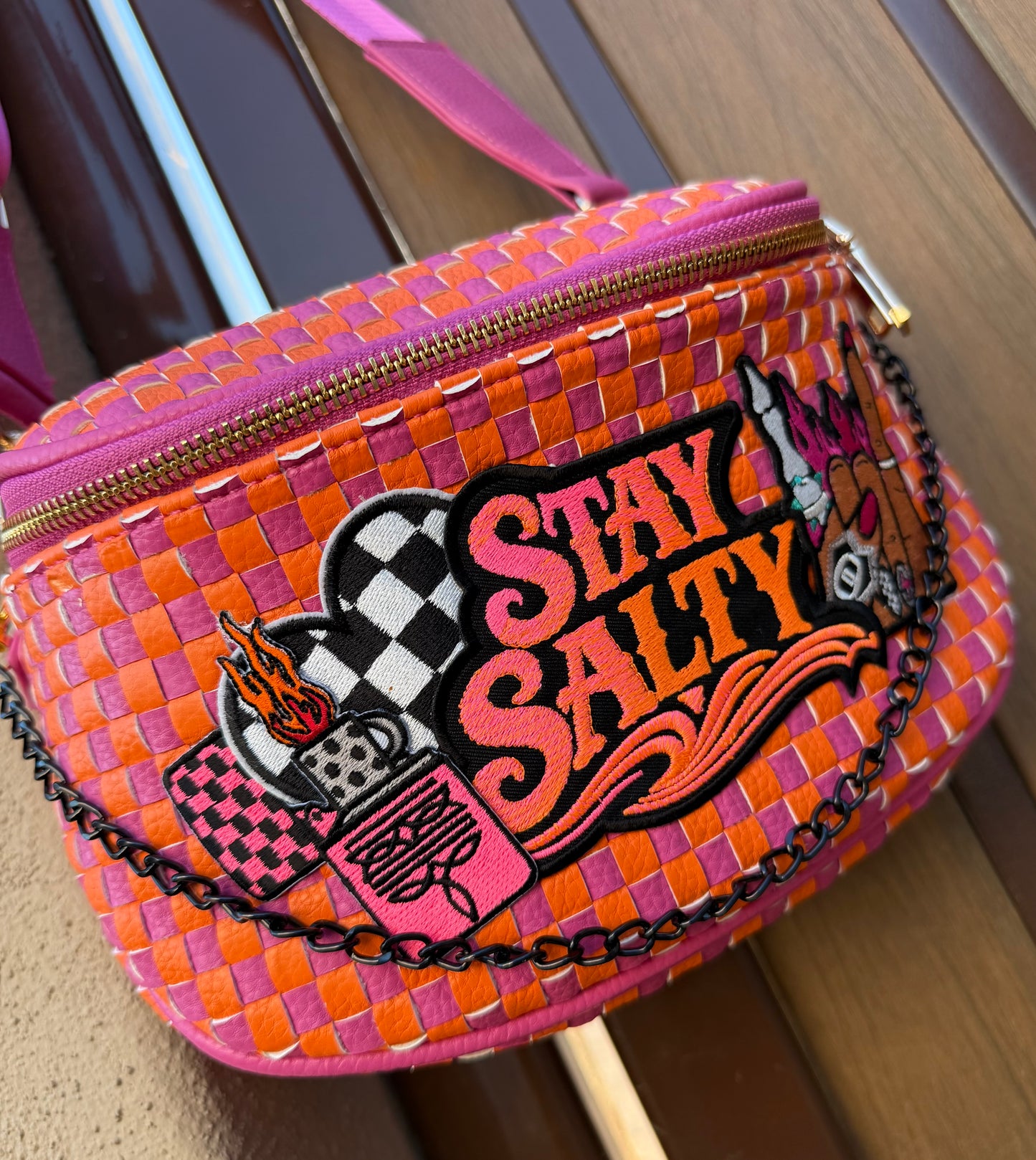 STAY SALTY LEATHER BAG