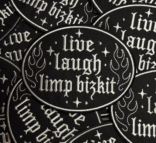 LIVE LAUGH LIMP PIZ BLACK