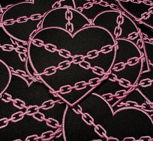 CHAIN HEART PINK