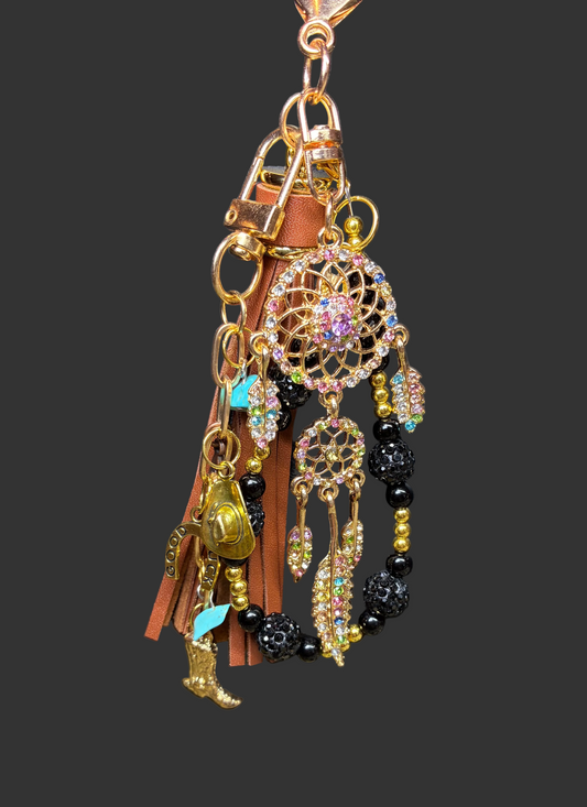 DREAMCATCHER WESTERN JUNK KEYCHAIN