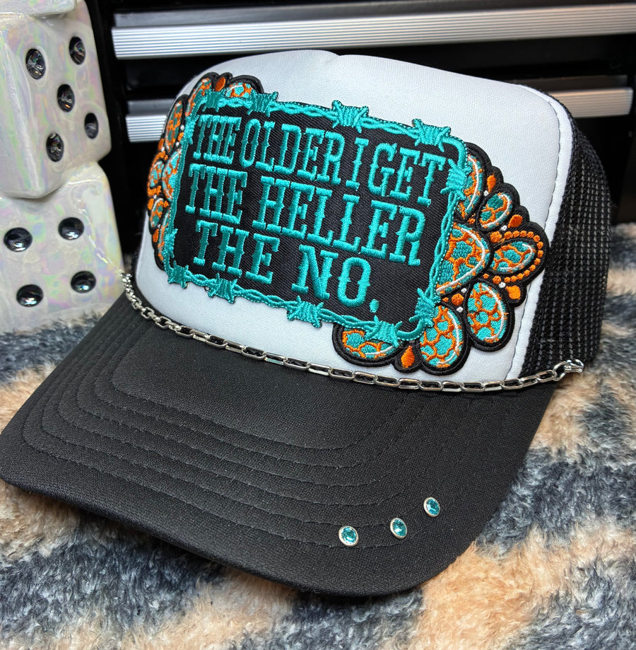 THE OLDER I GET THE HELLER THE NO