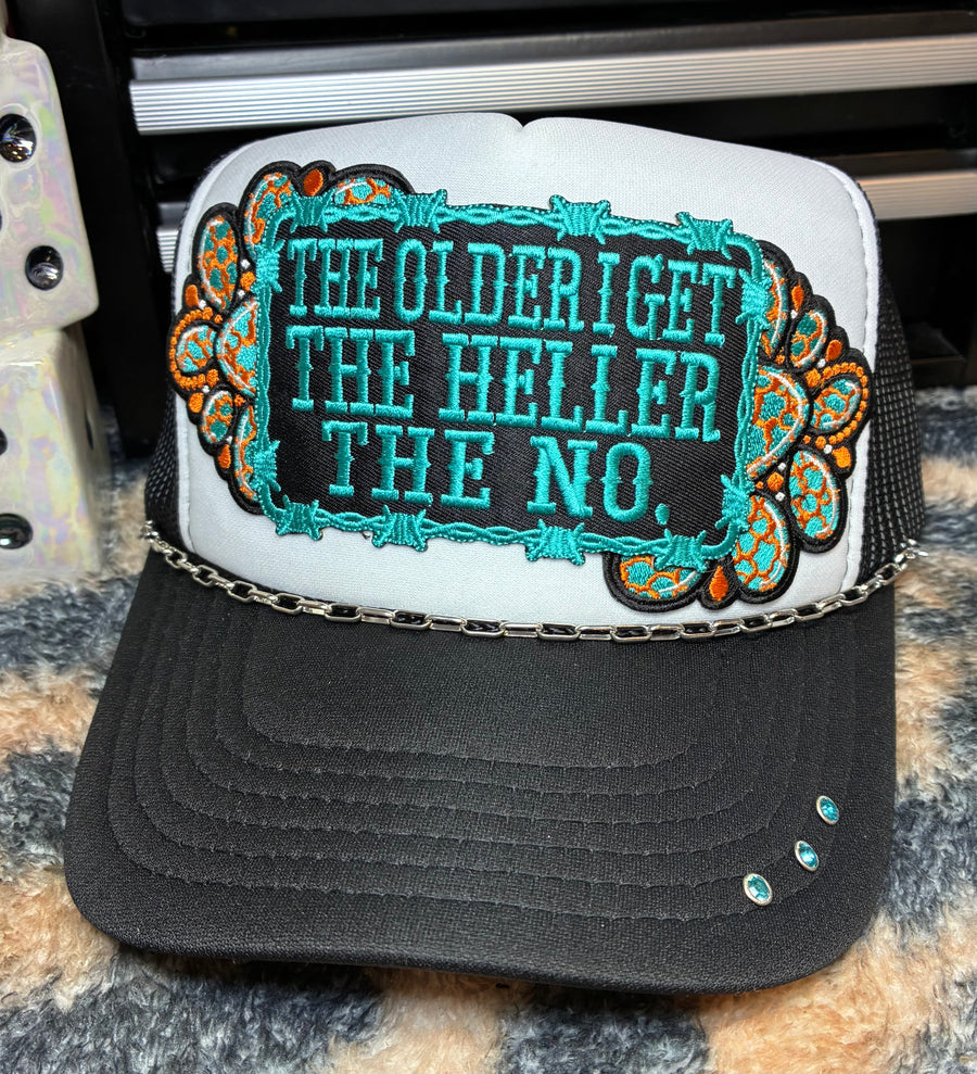 THE OLDER I GET THE HELLER THE NO