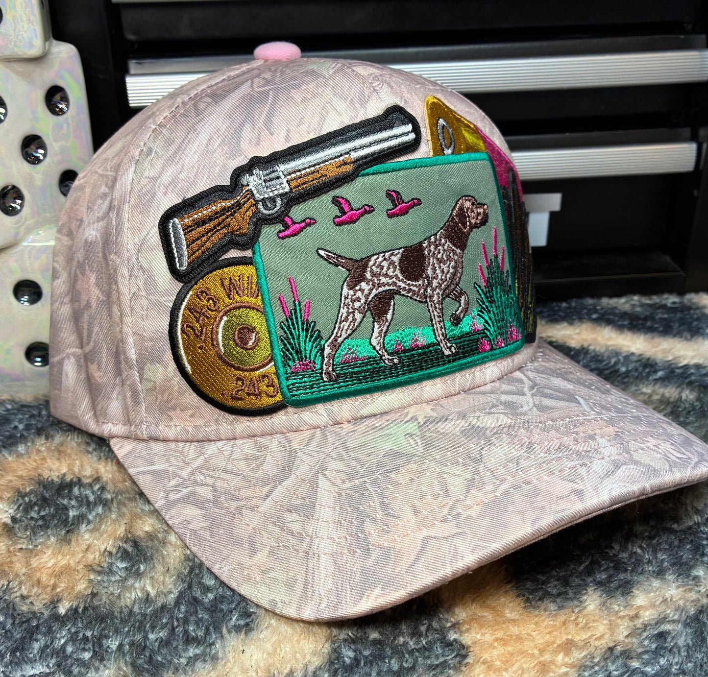 HUNTING PINK CAMO CANVAS