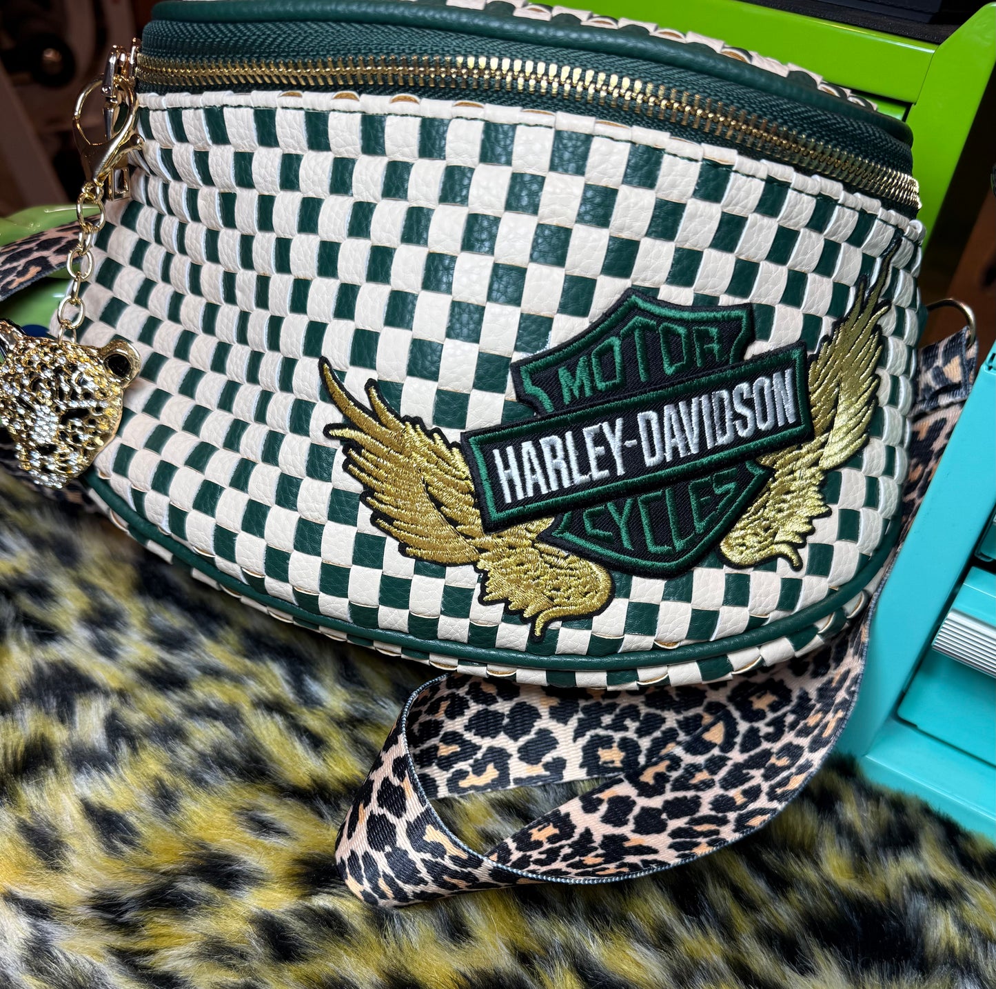 HD CHEETAH LEATHER BAG