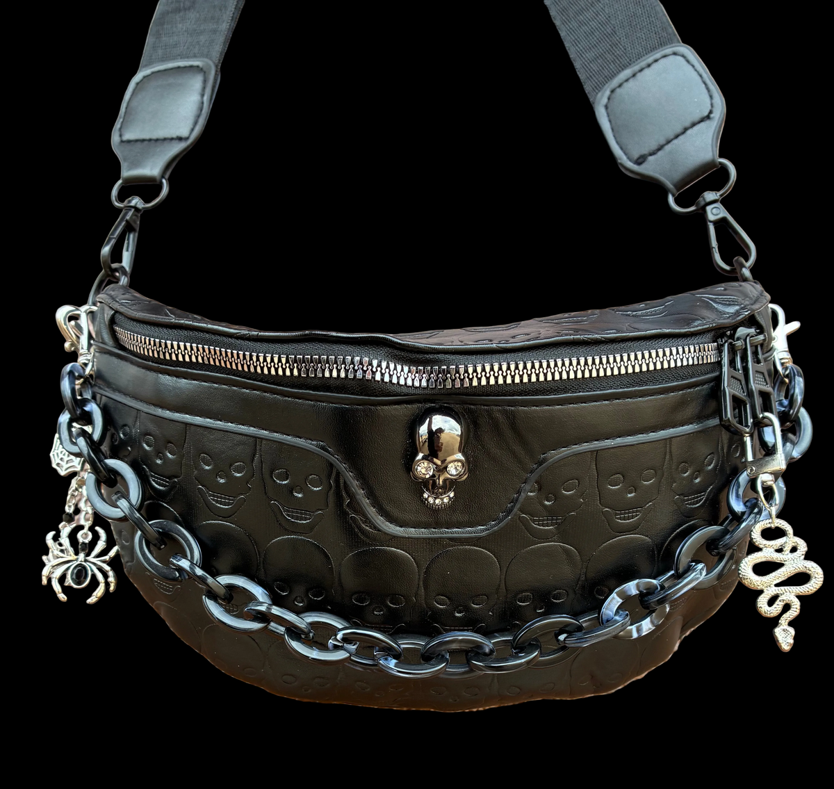 SMALL SKULL CROSSBODY/FANNYPACK