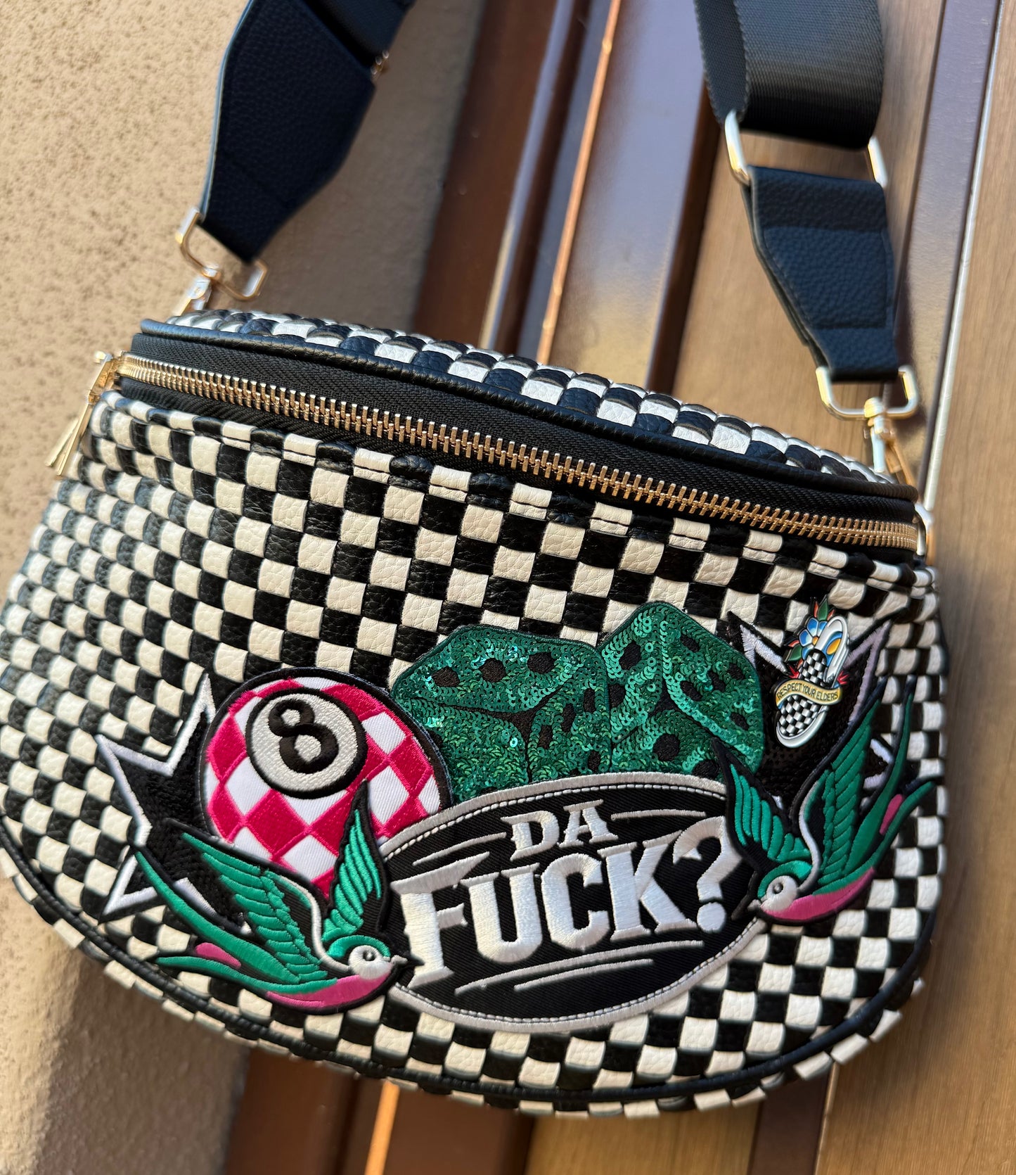 DA FUCK LEATHER BAG