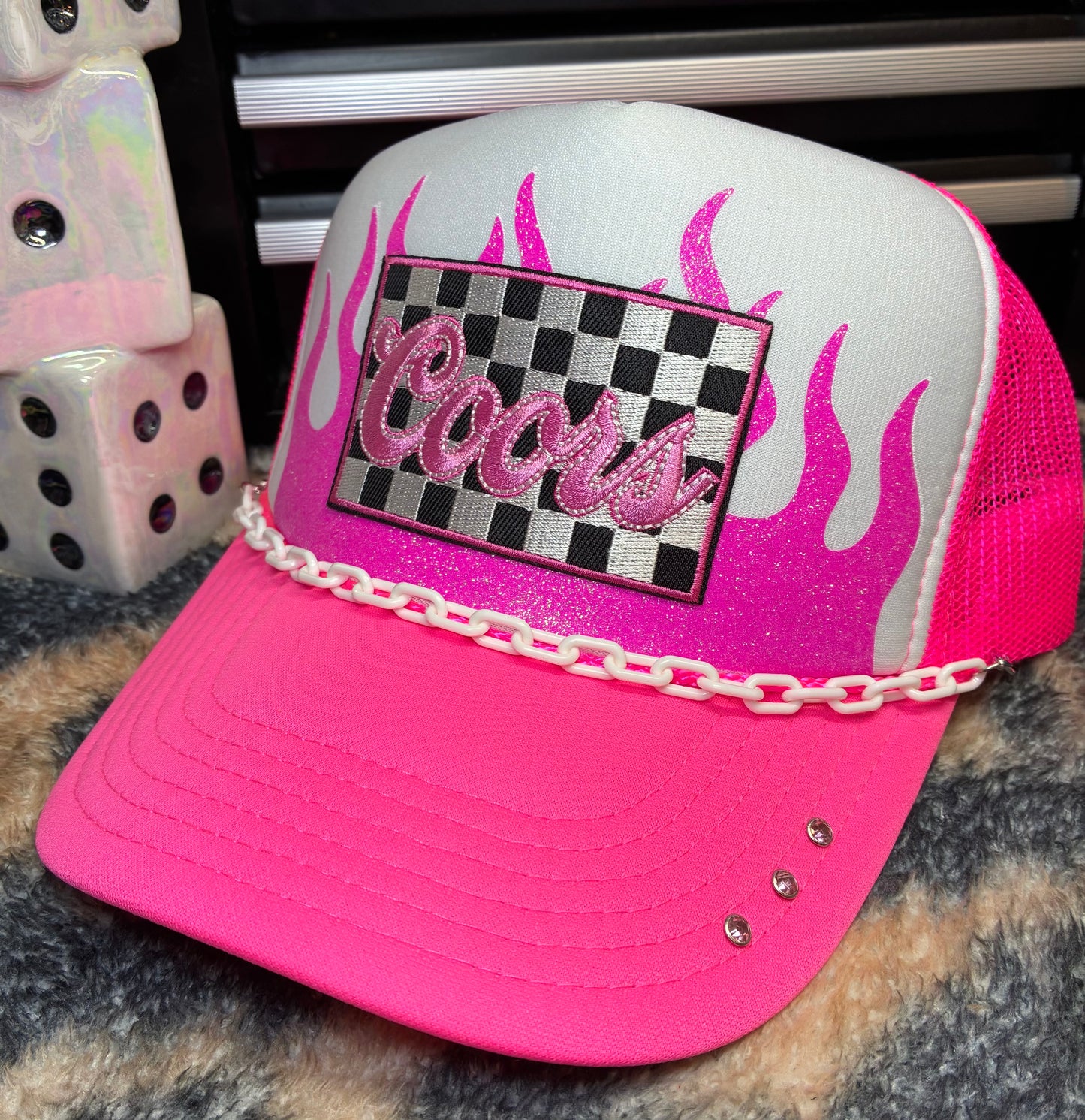 COORS PINK FLAMES