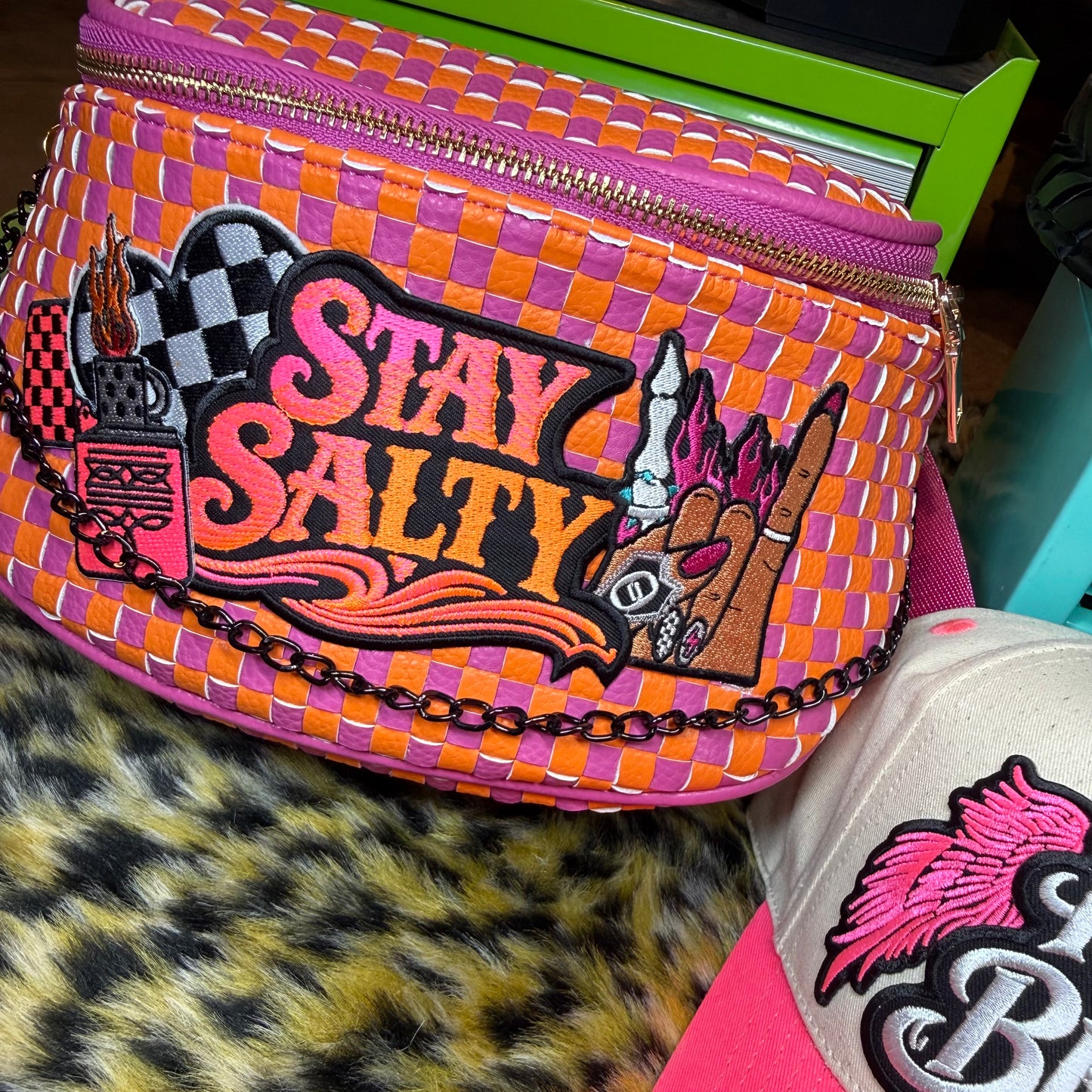 STAY SALTY LEATHER BAG