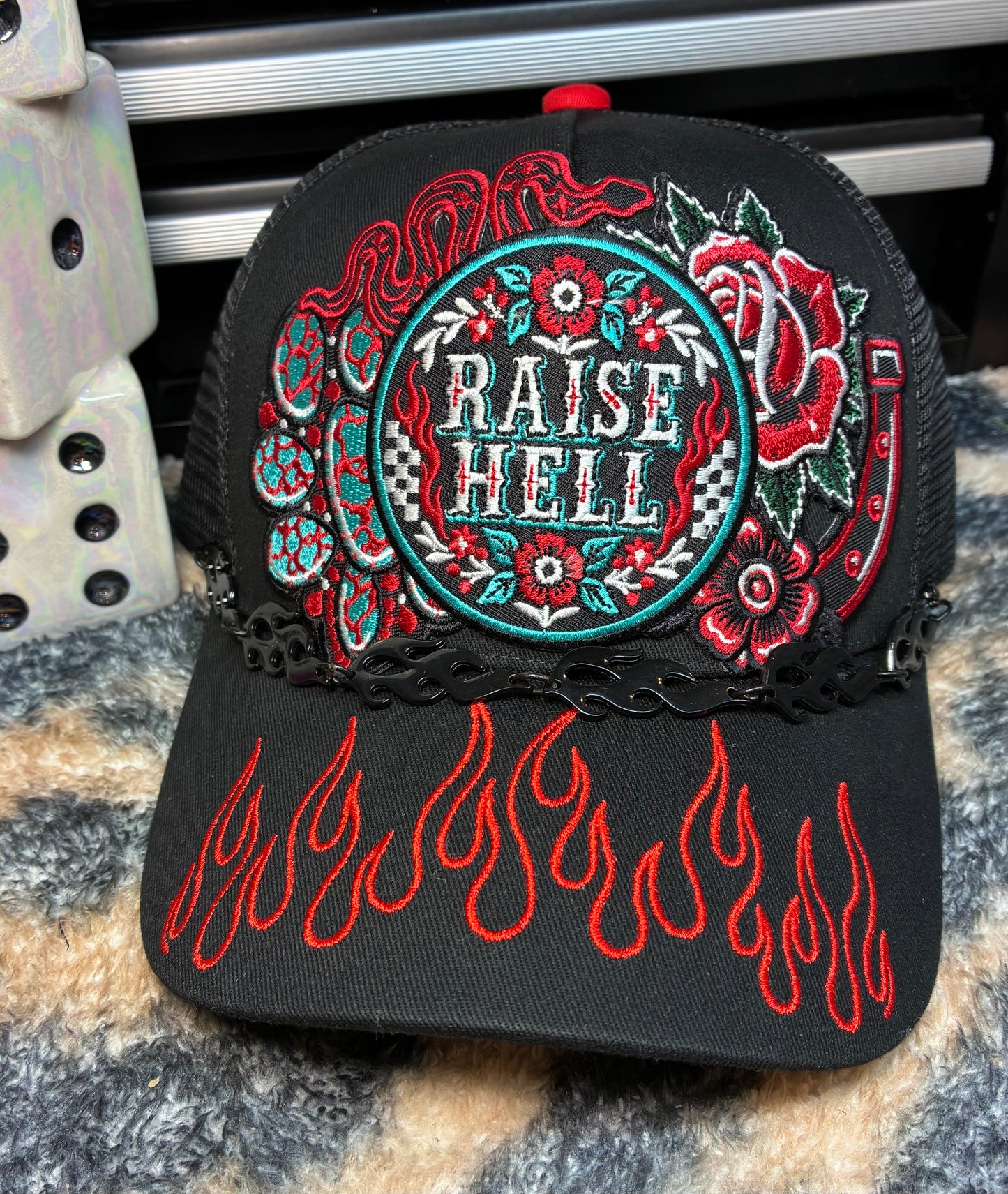 RAISE HELL•BAD LUCK BRIMS CANVAS HAT