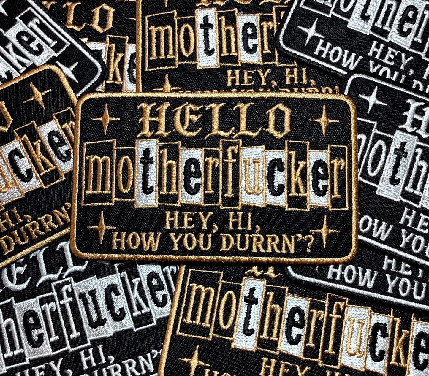 HELLO MOTHER F*CKER GOLD
