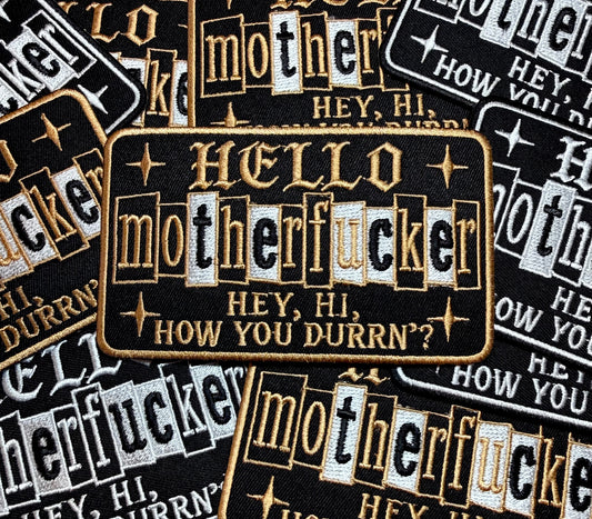 HELLO MOTHER F*CKER GOLD