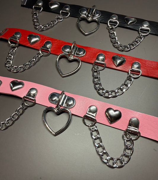 HEART CHOKER CHAINS