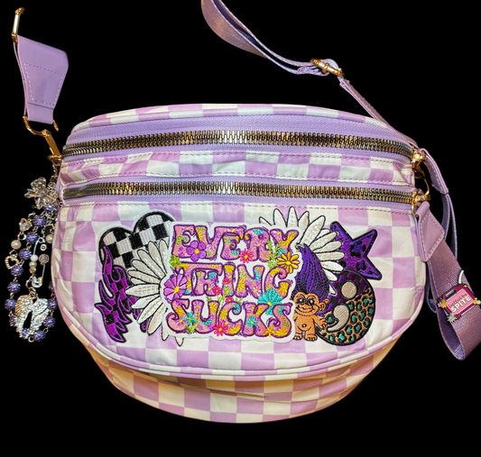 EVERYTHING SUCKS PURPLE BUMBAG