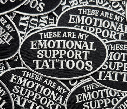 EMOTIONAL SUPPORT TATTOOS BLACK