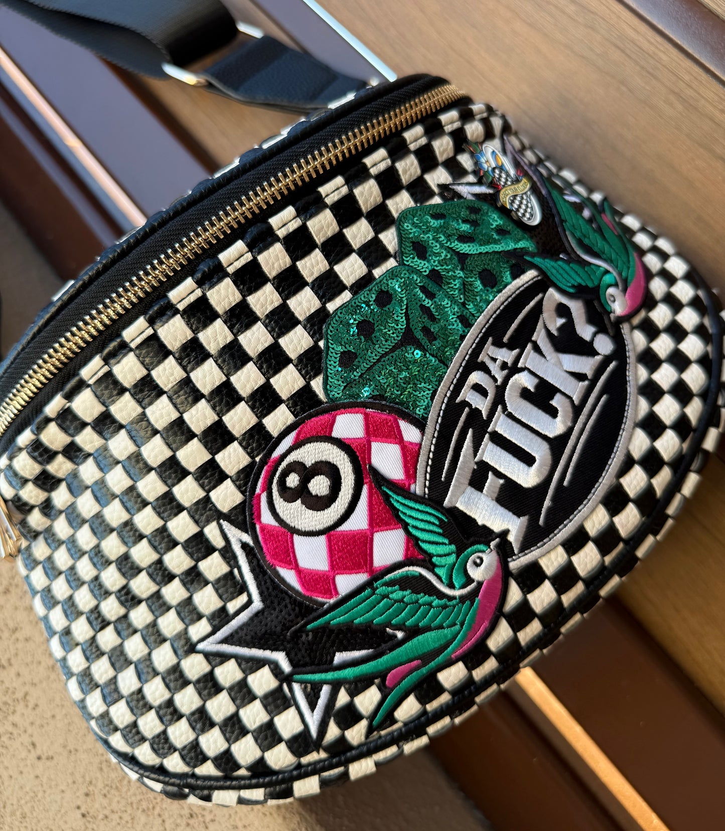 DA FUCK LEATHER BAG