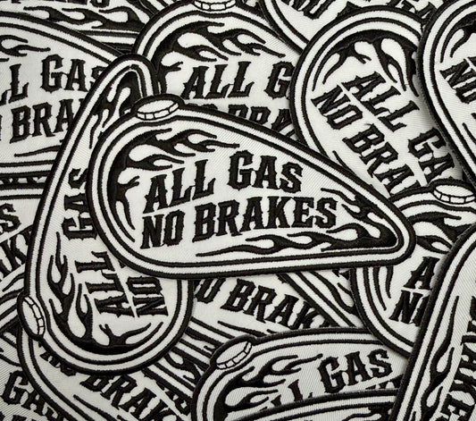 ALL GAS NO BRAKES BLK/WHT