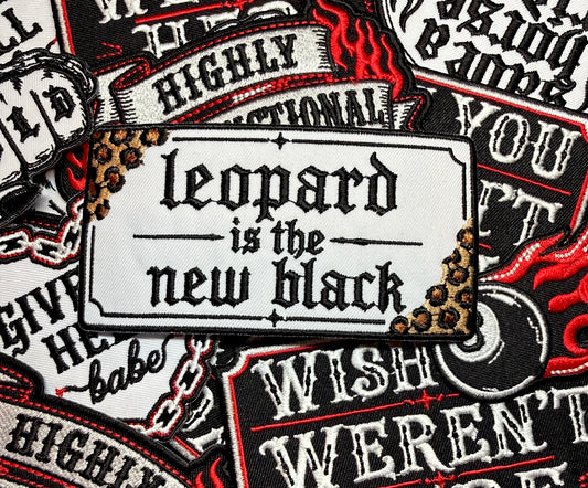 LEOPARD IS THE NEW BLACK
