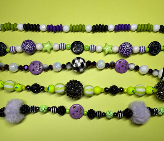 SPOOKY CHAINS PURPLE & GREEN