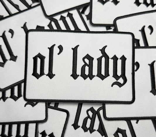 OL’ LADY WHITE PATCH