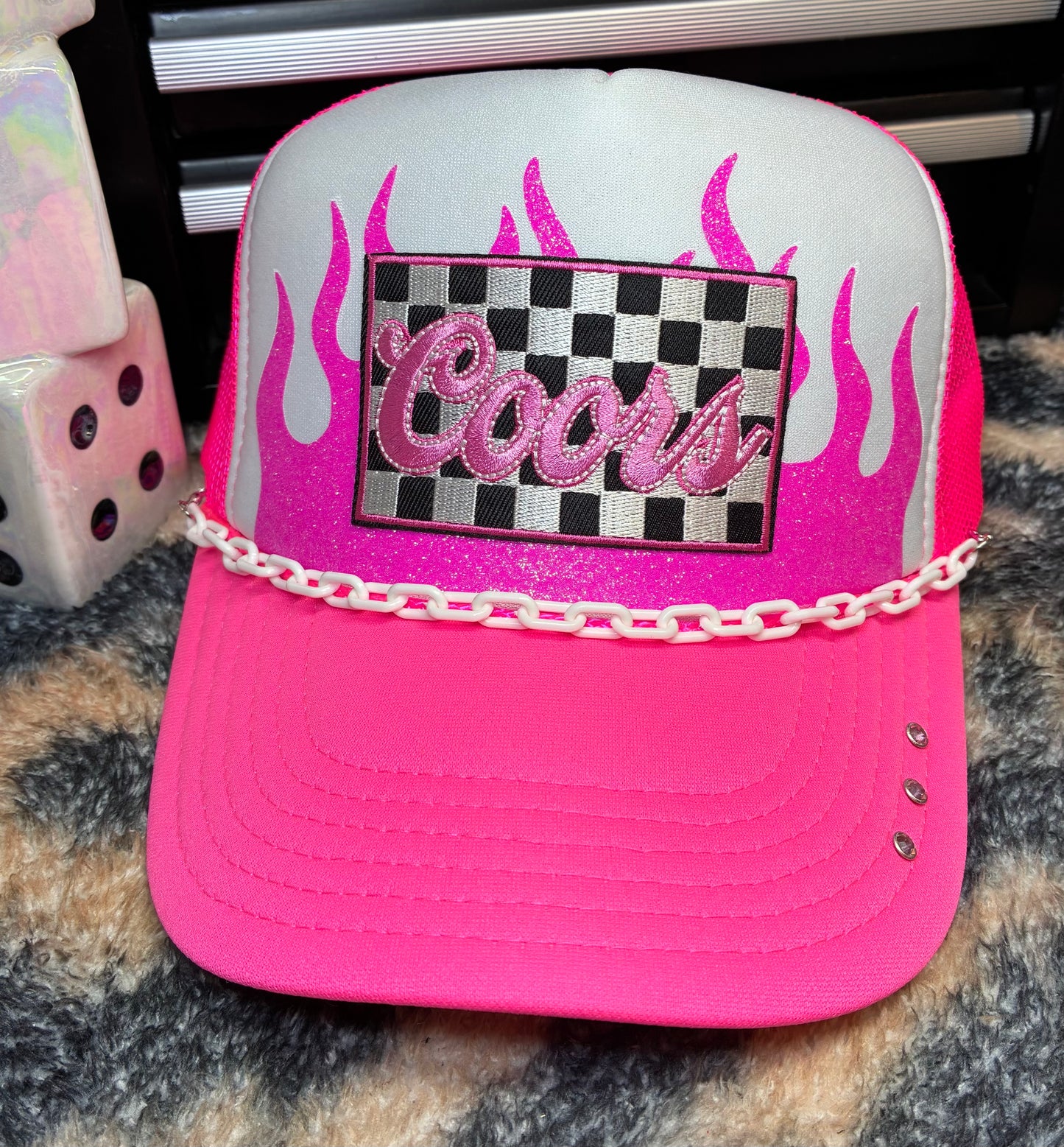 COORS PINK FLAMES