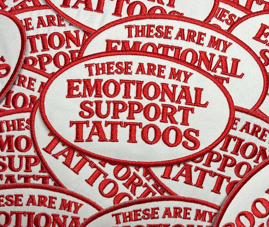 EMOTIONAL SUPPORT TATTOOS RED