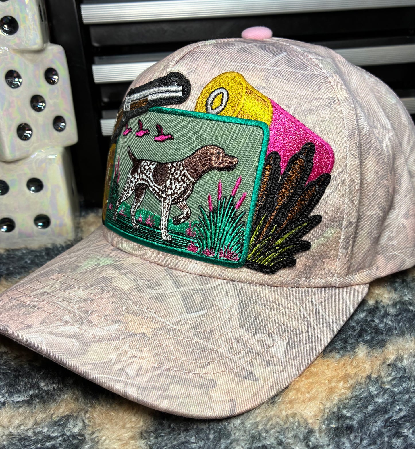 HUNTING PINK CAMO CANVAS