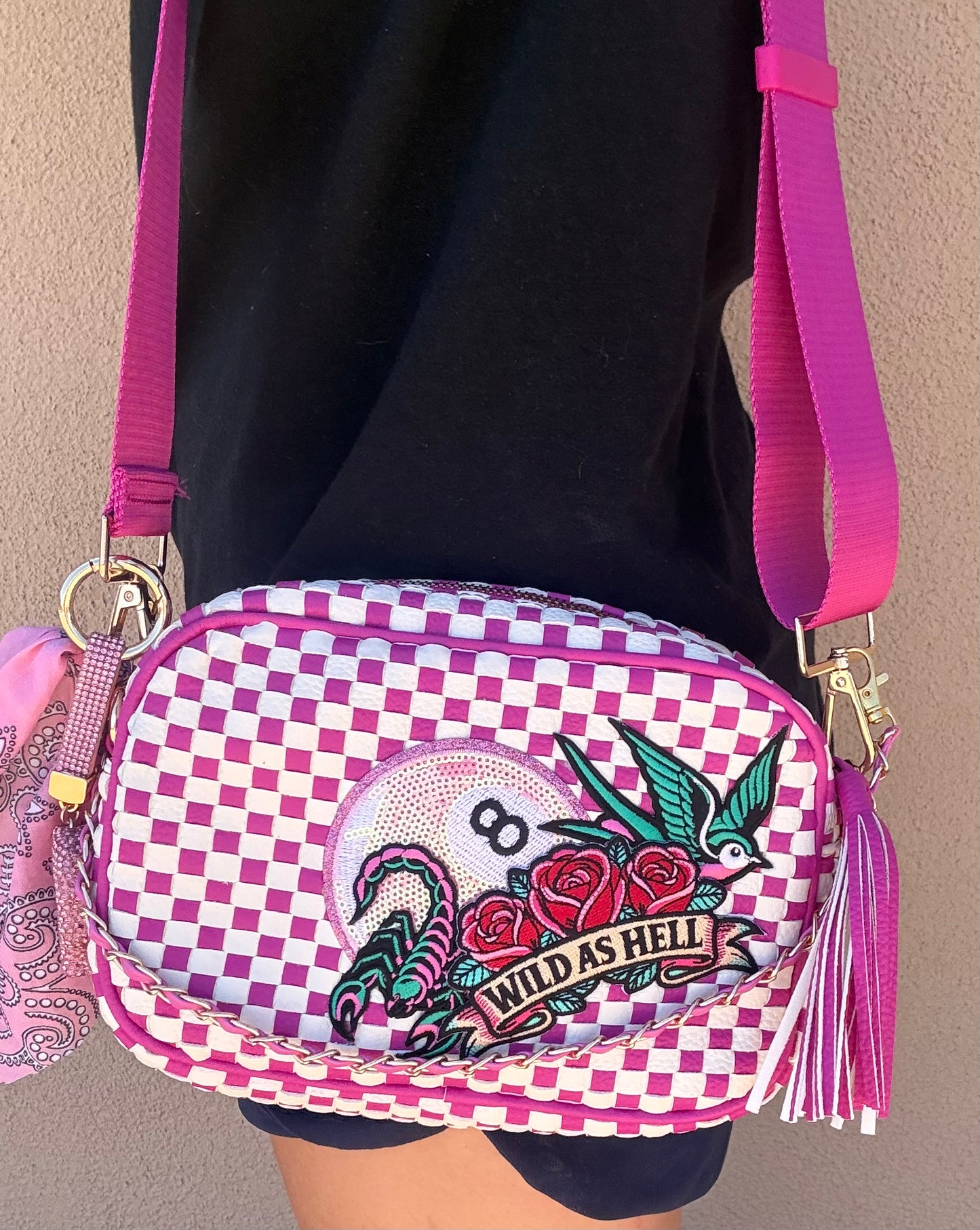 WILD AS HELL LEATHER BAG