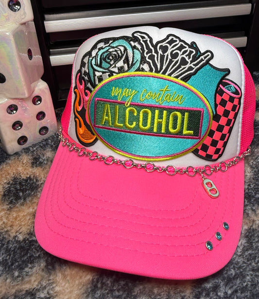 MAY CONTAIN ALCOHOL ￼
