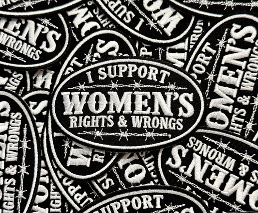 SUPPORT WOMEN’S RIGHT’S & WRONG’S BARBED WIRE