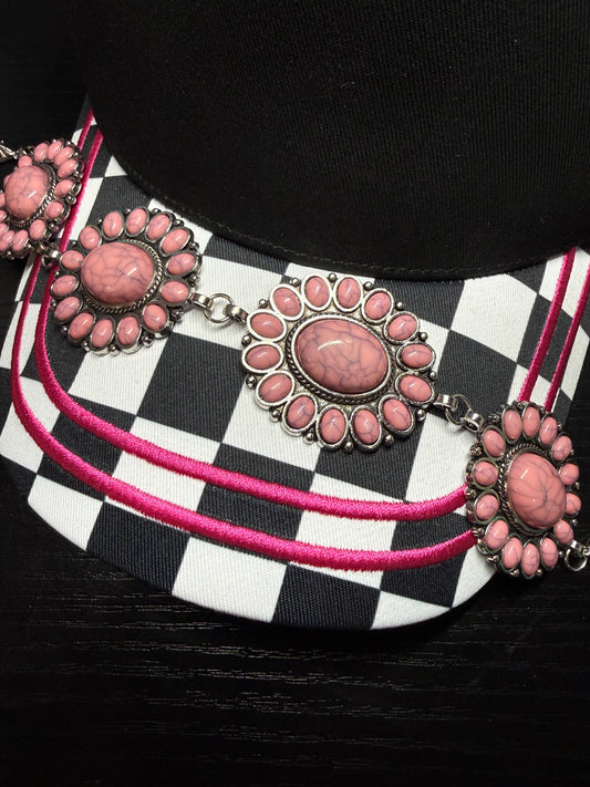 BIG PINK TURQUOISE CHAIN