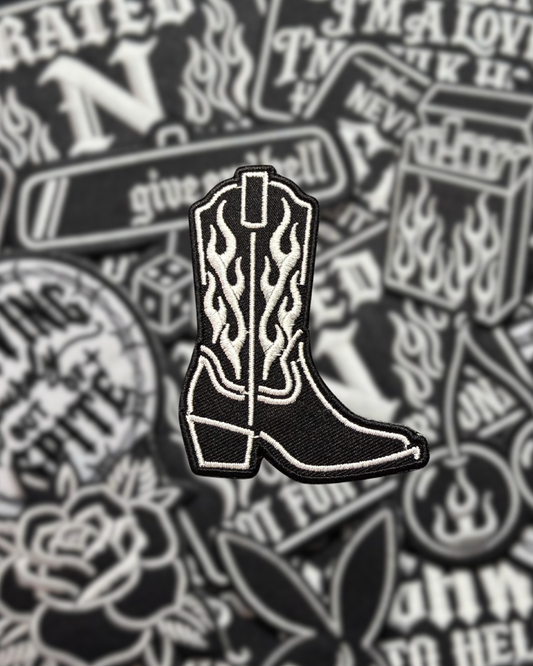 FLAME BOOTS PATCH
