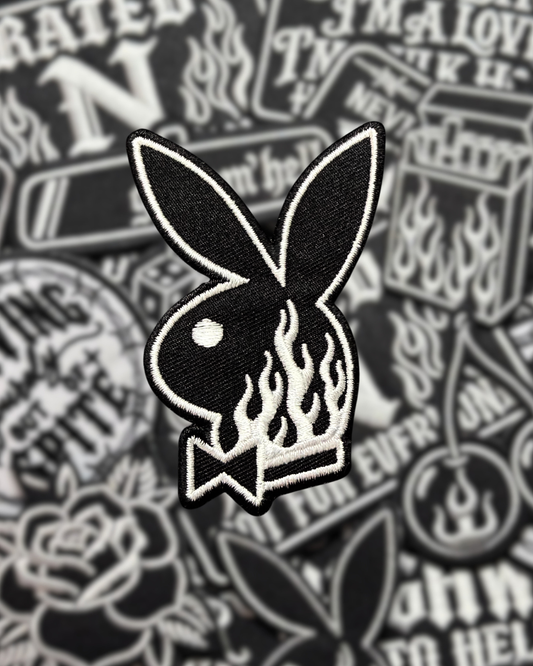 FLAMES RABBIT PATCH