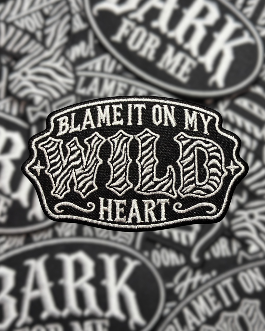 BLAME IT ON MY WILD HEART PATCH