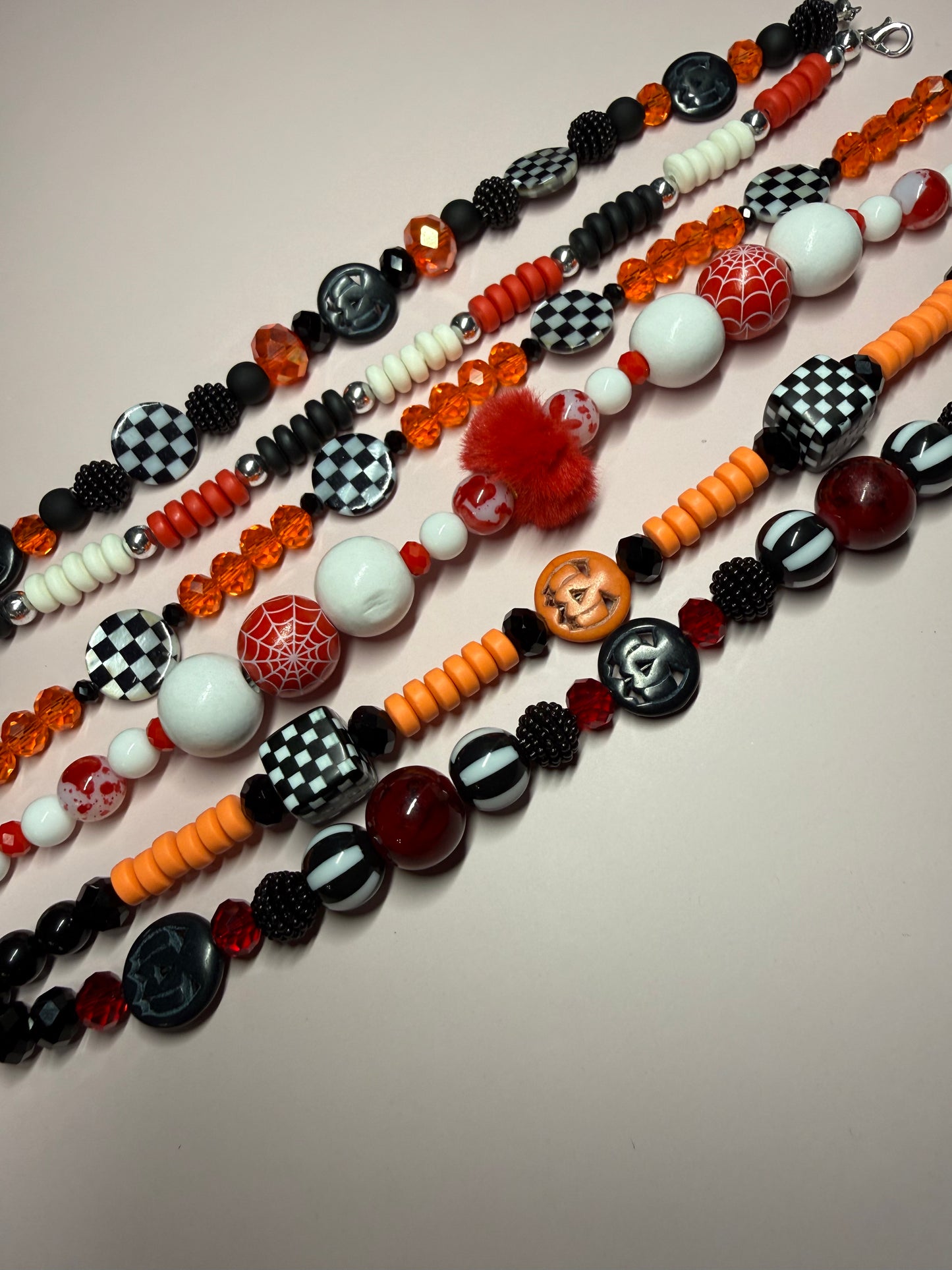 SPOOKY CHAINS ORANGE & RED