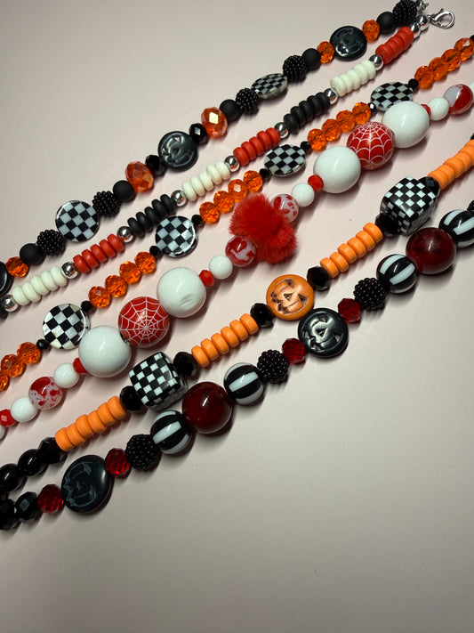 SPOOKY CHAINS ORANGE & RED
