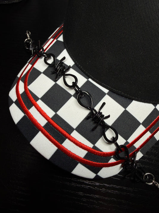LARGE BLACK BARBWIRE CHAIN